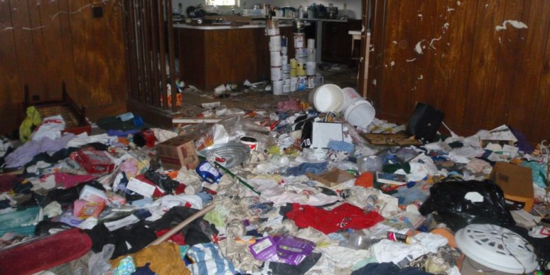 Trash out on REO property