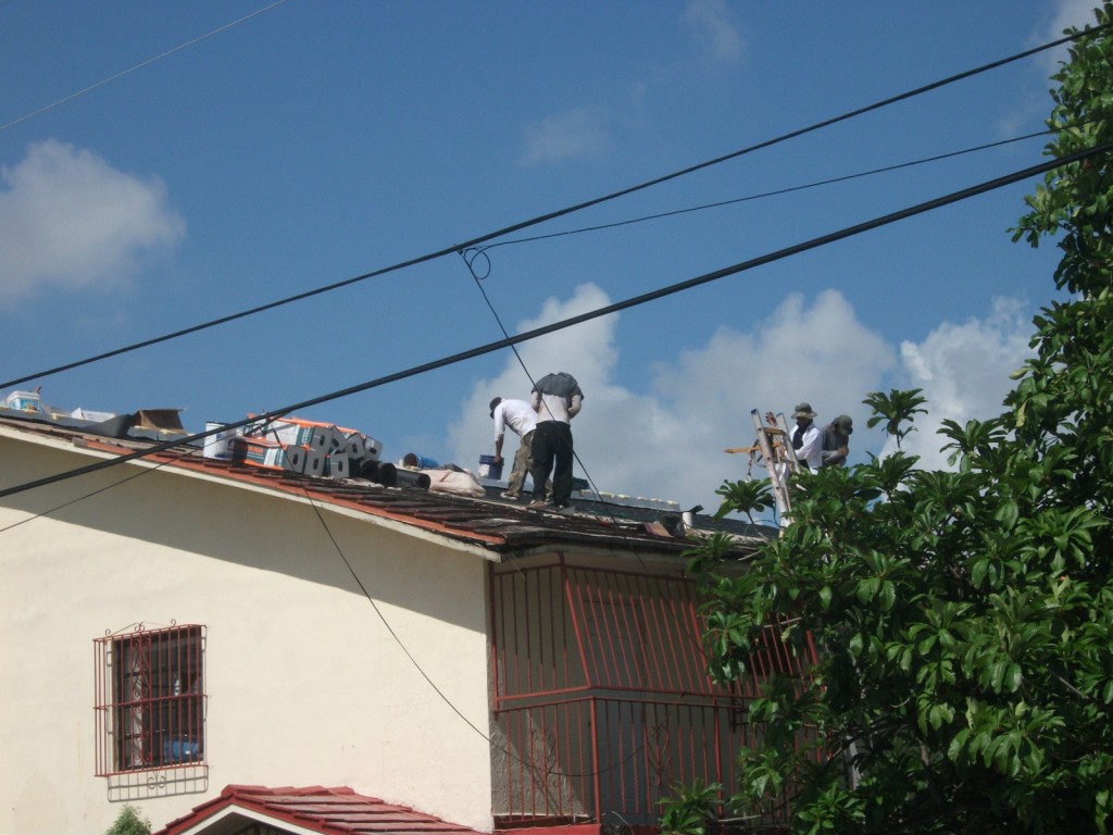 Photo of roof work
