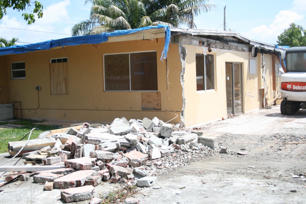 Structural repair after demolition