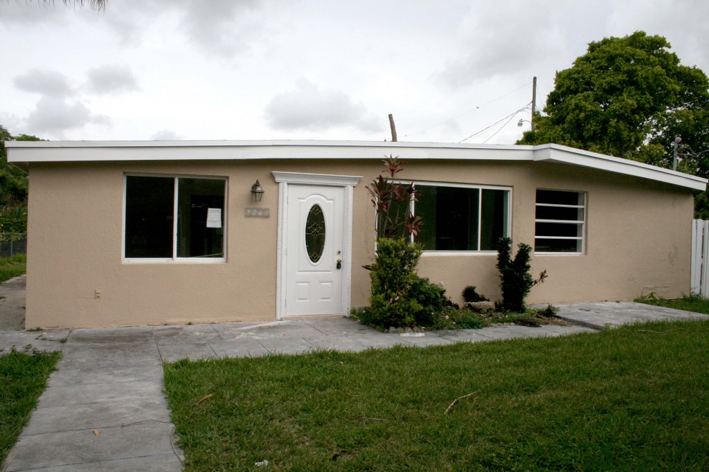 Completed REO demolition and remodeled property ready for sale