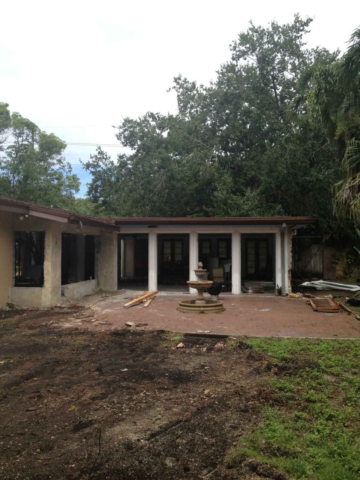 Pinecrest Remodel structural demo and support