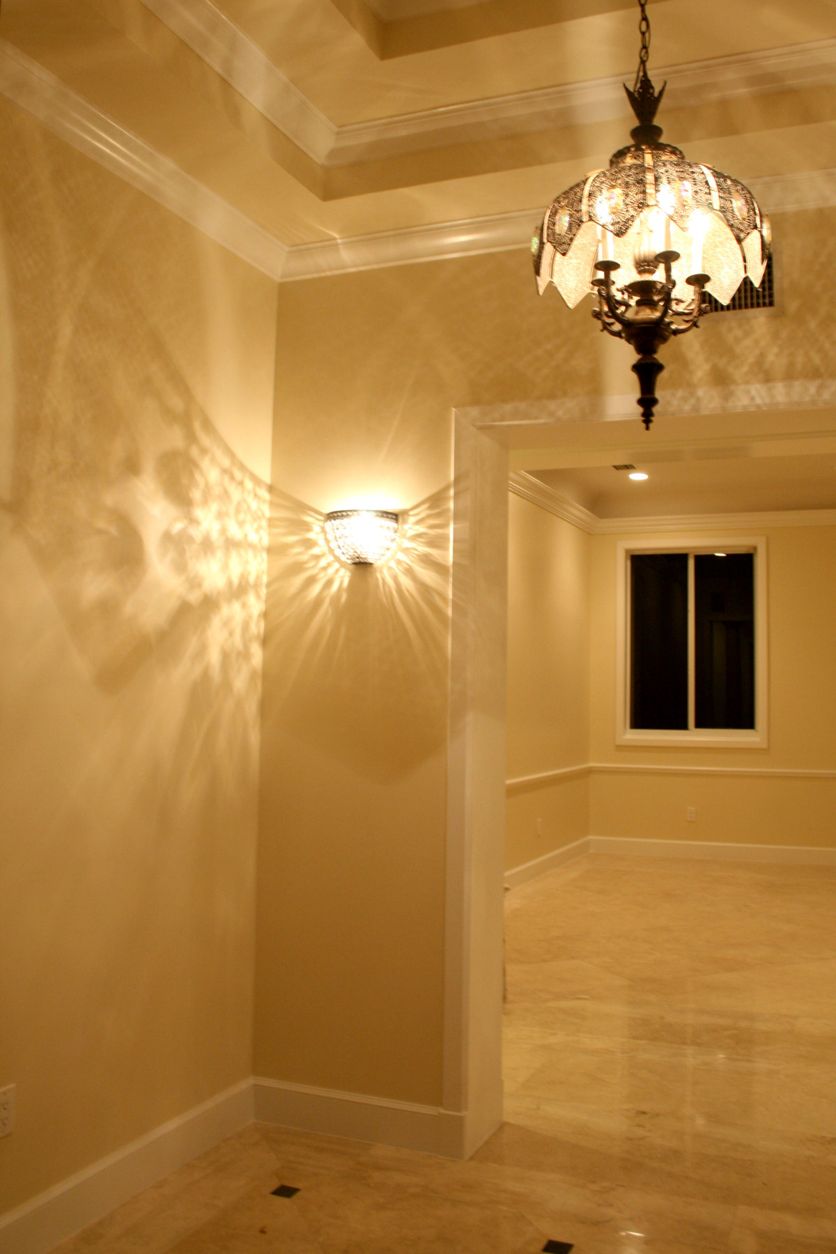 Interior Paint and Lighting at Foyer