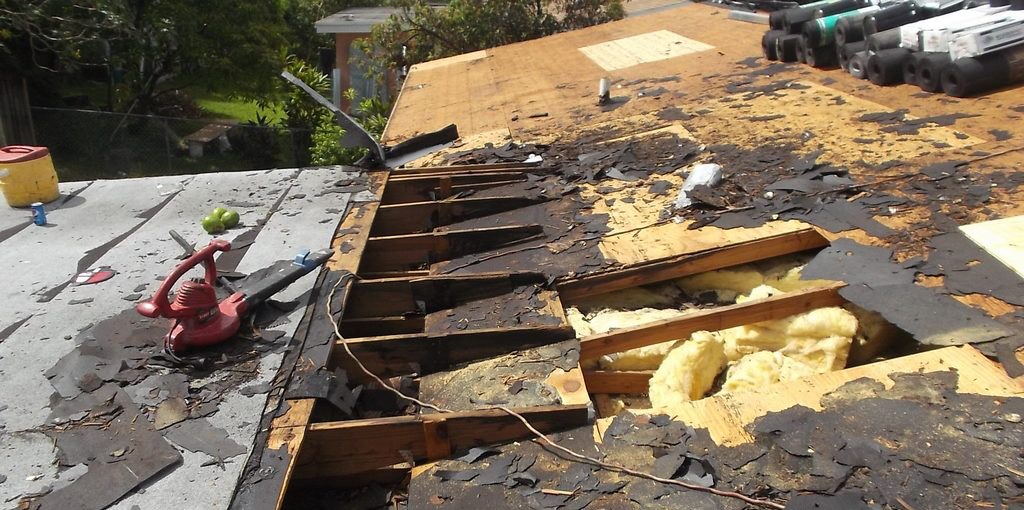 Roof decking repairs