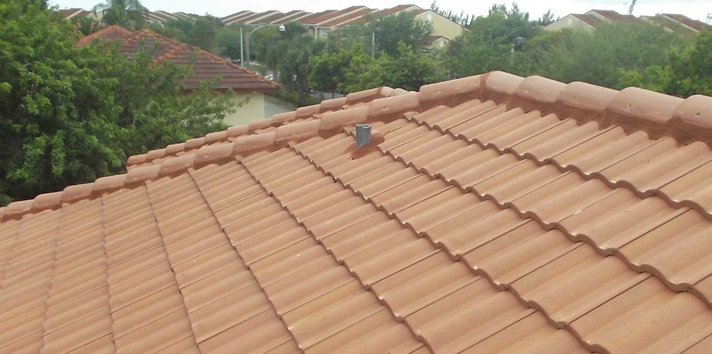 After photo of Double Roll Roof Tile finished