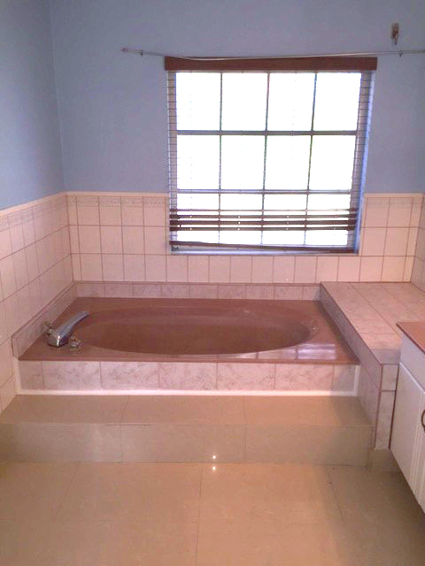 Original master bathroom before demolition