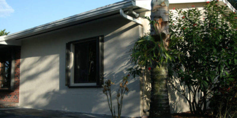 After photo of sealed garage doors