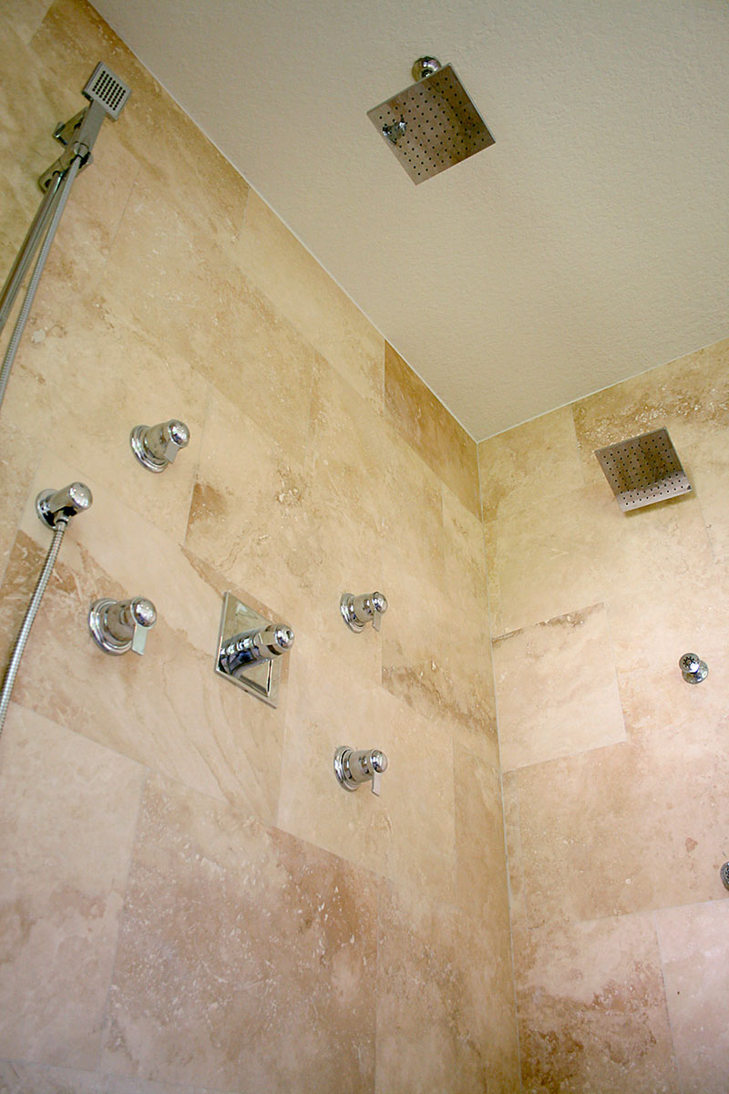 Remodeled Master Bathroom Shower