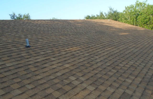 Final photo of installed architectural shingle roof