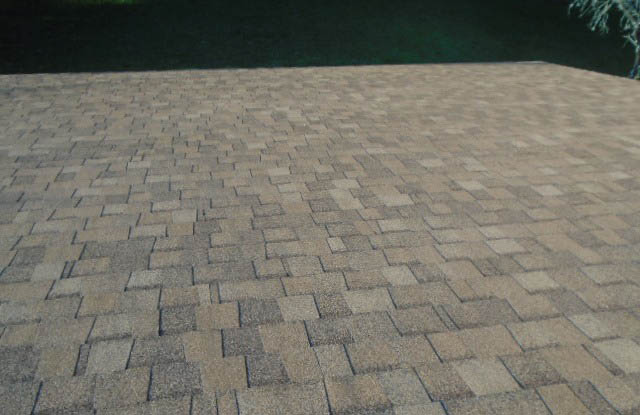 Final photo of installed architectural shingle roof