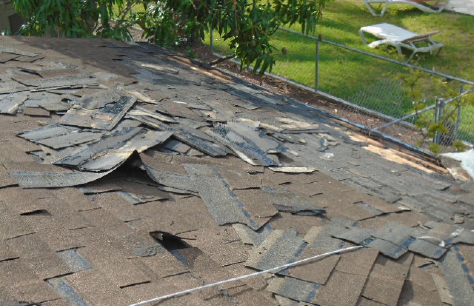 Removal of old shingle roof