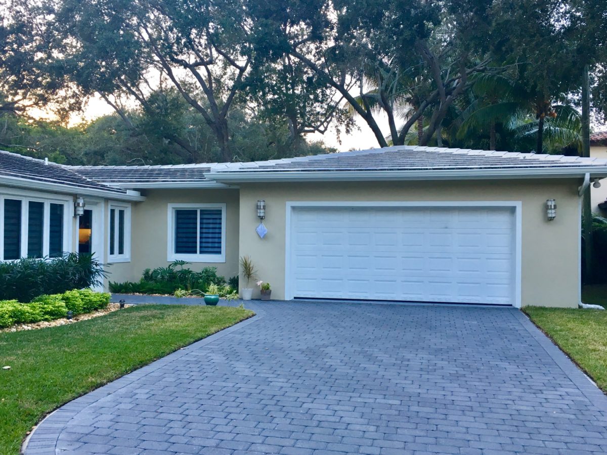 Coral Gables Garage Addition & Driveway