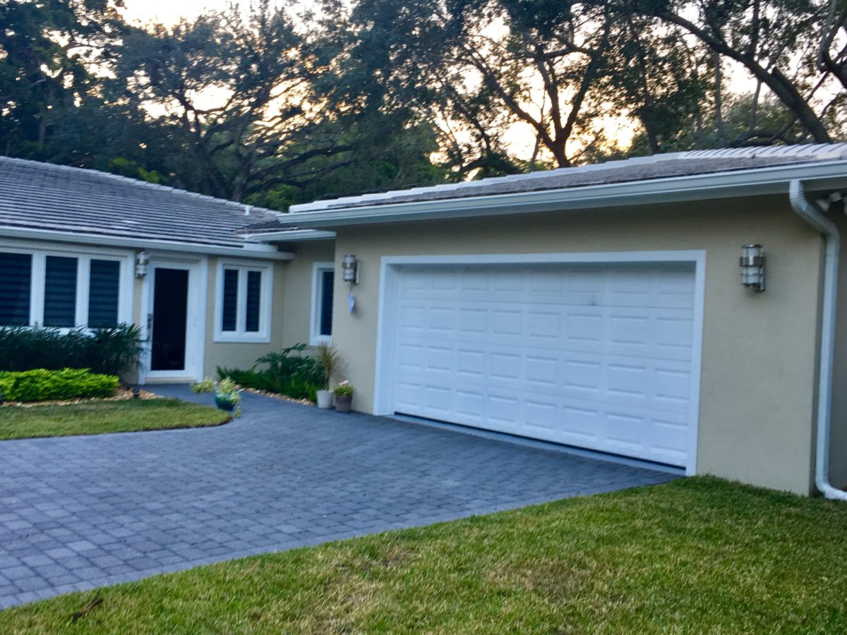 Coral Gables Garage Addition & Driveway