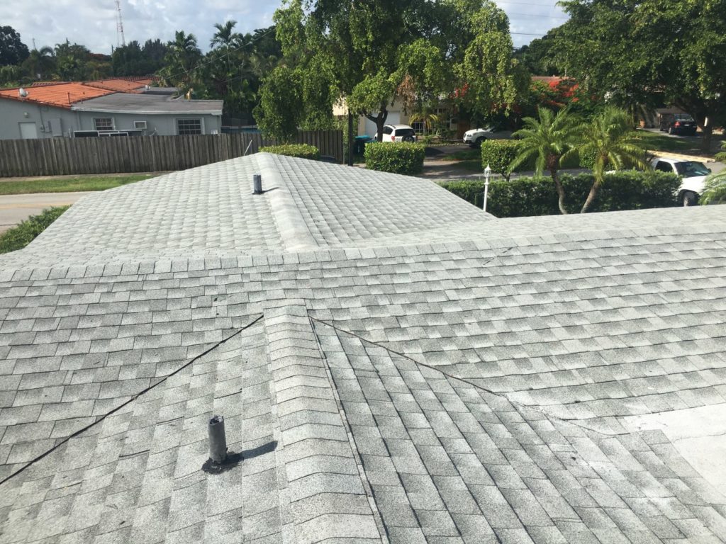 Finished Birchwood Architectural GAF Timberline Shingle Roof