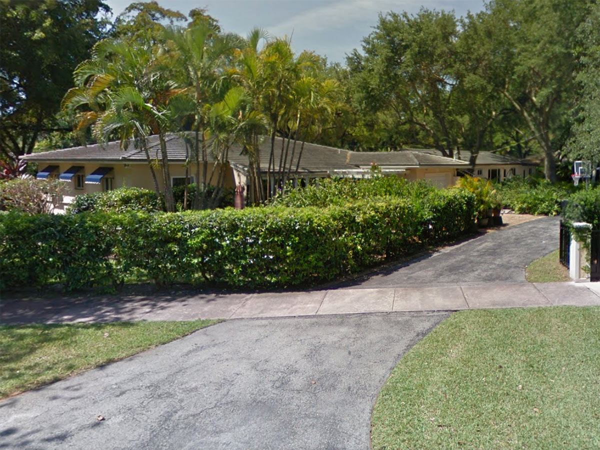 Before photo of Home Addition & Driveway in Coral Gables
