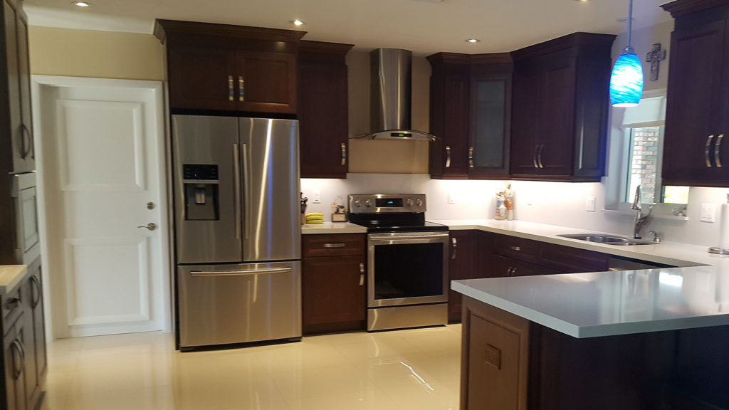 After photo of open kitchen design