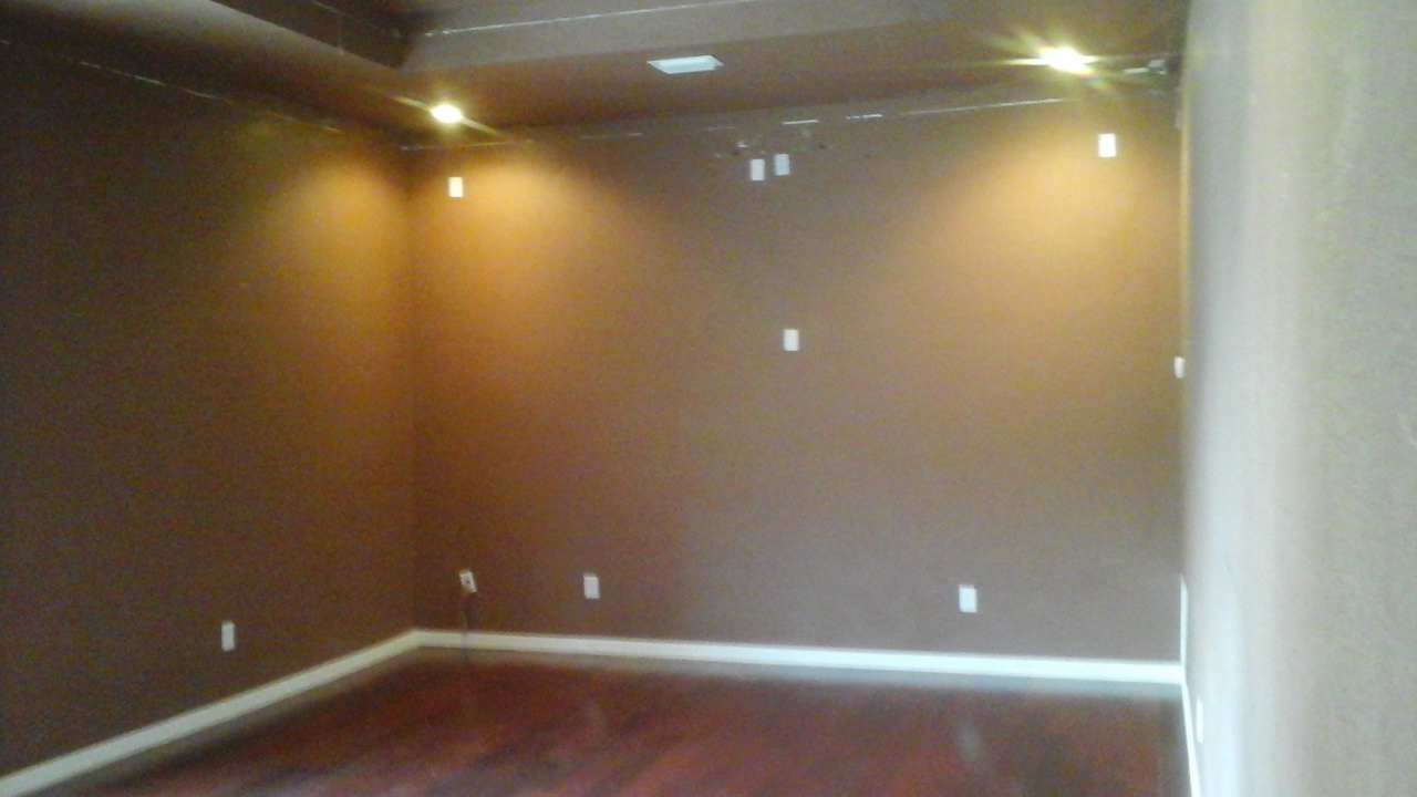 Entertainment room before