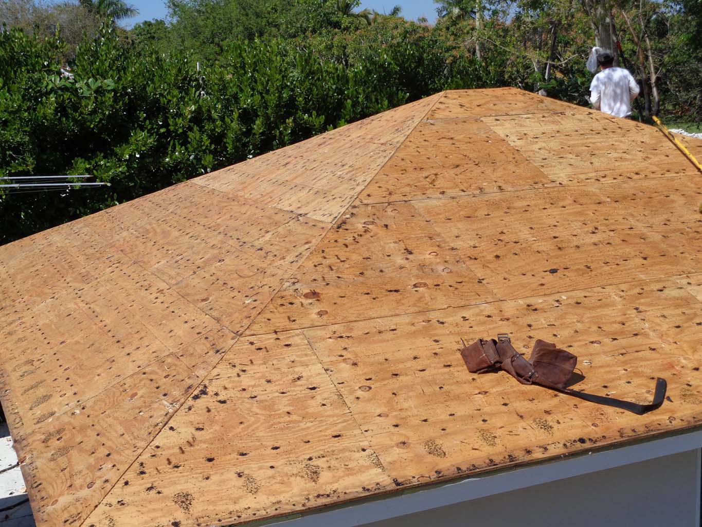 Decking re-nailed to Florida Building Code
