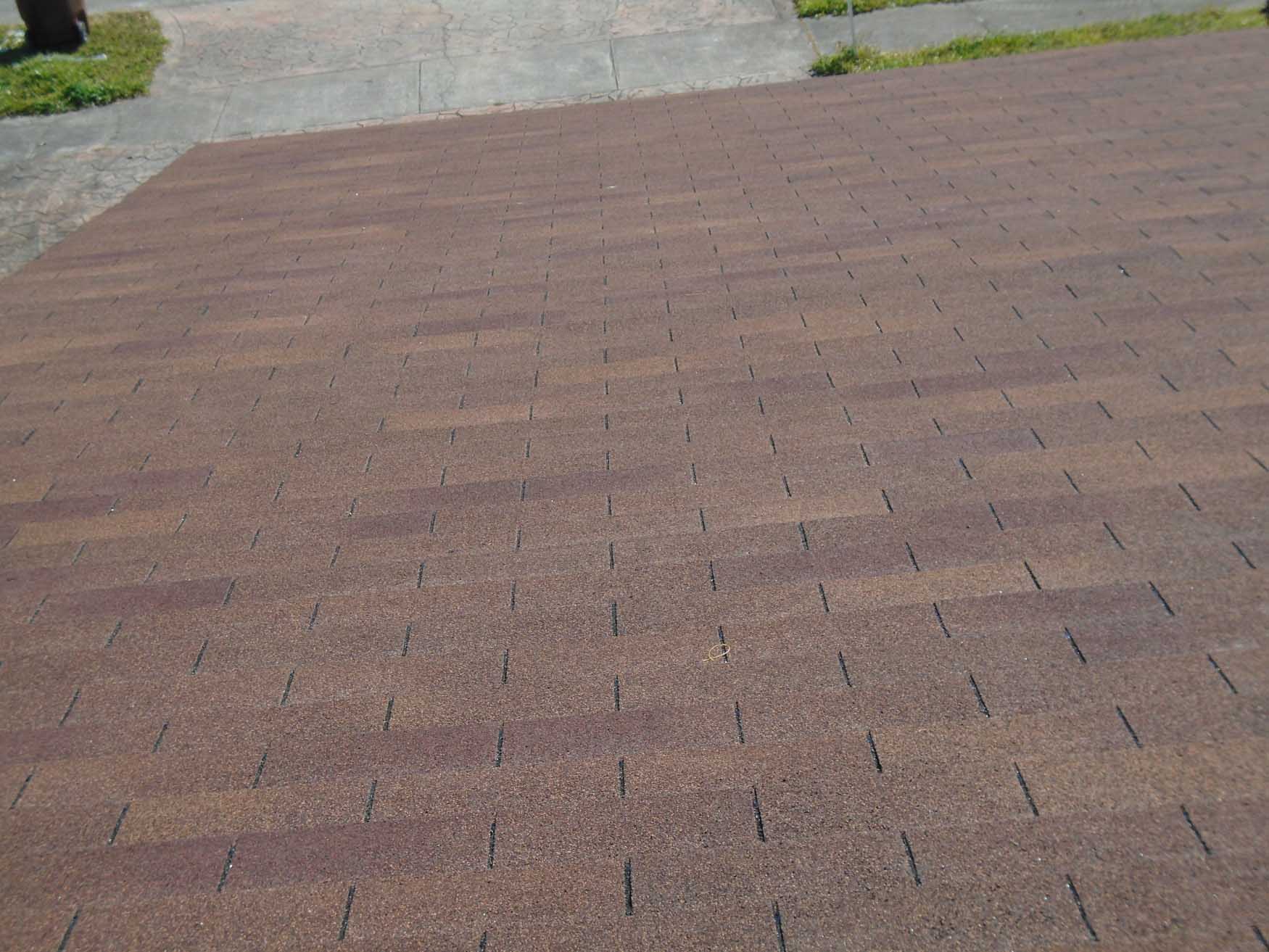 Installed 3-tab shingle on pitched roof