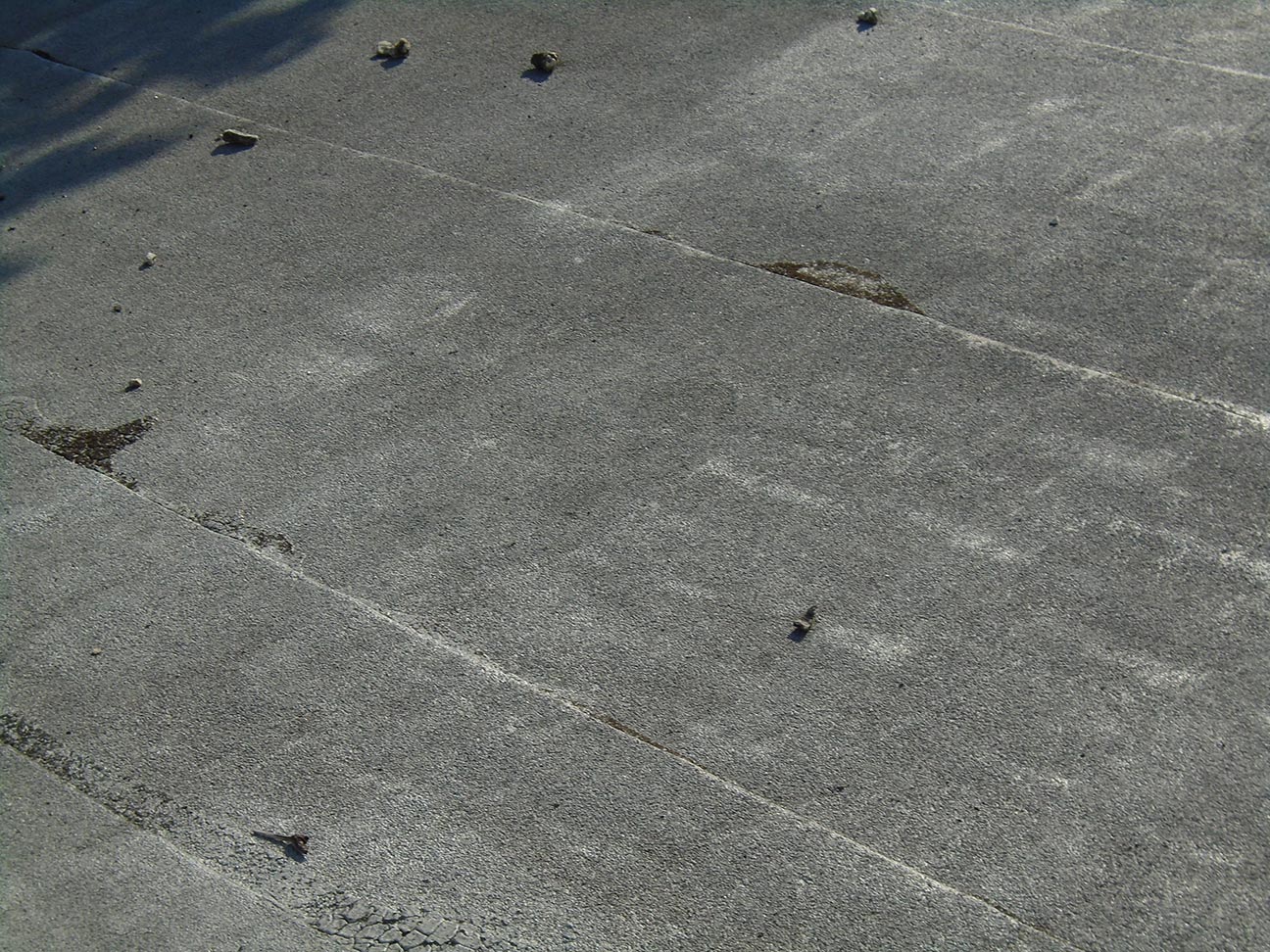 Original flat roof prior to replacement