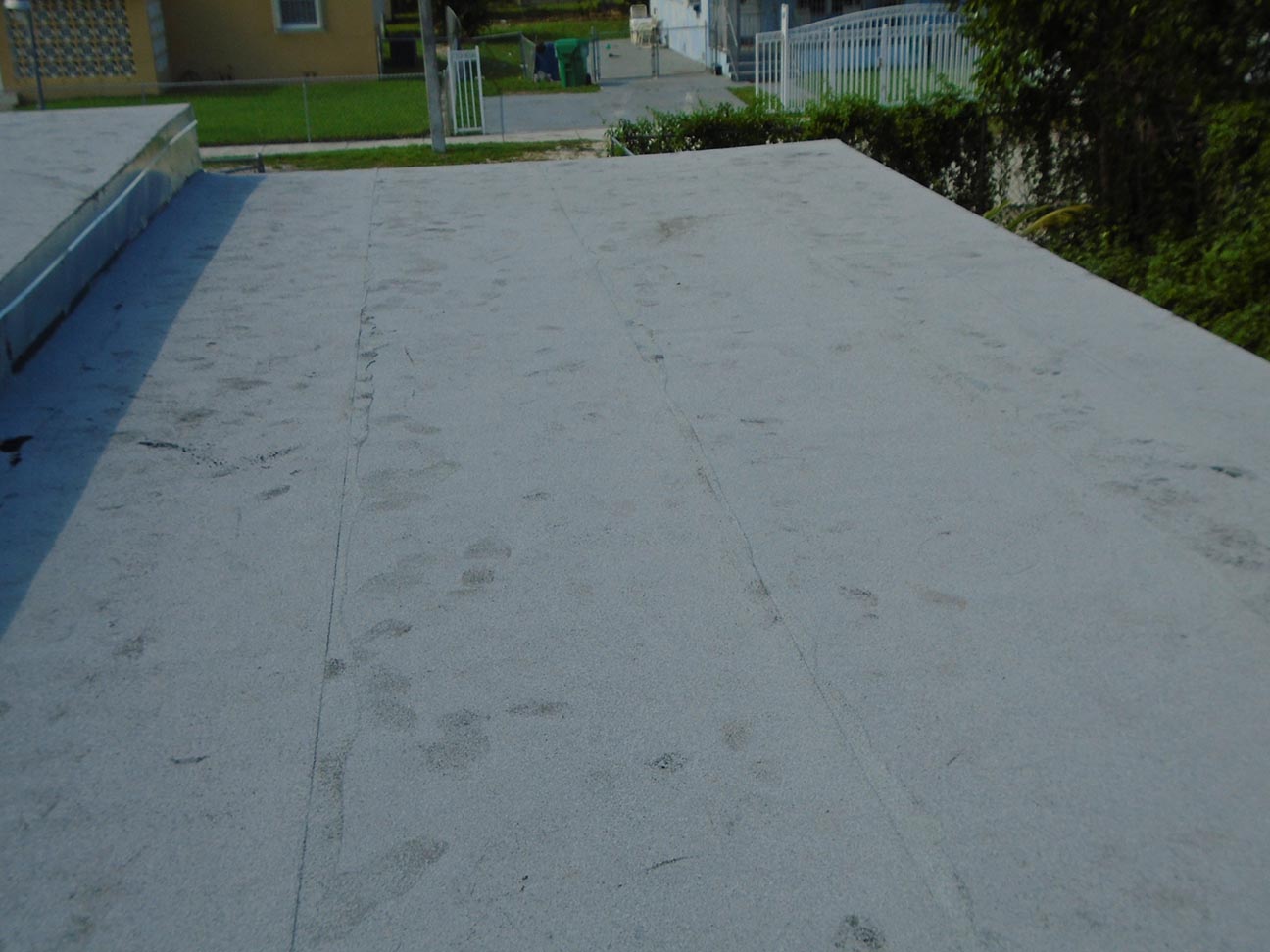 After flat roof replacement