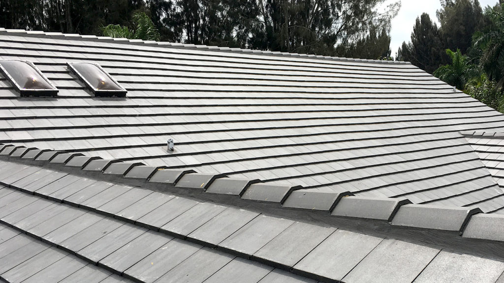 After Flat Tile Roof Replacement