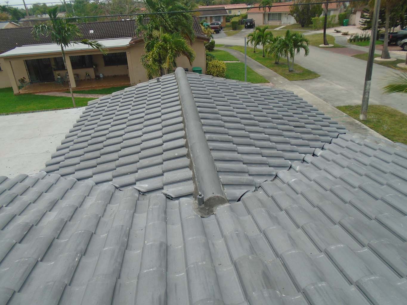 Installed "S" Roof Tile