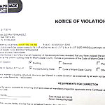 notice of violation