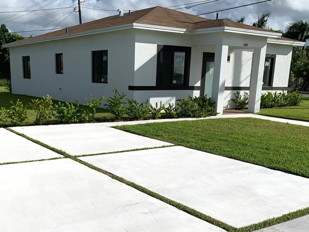New construction project in Homestead of a 3 bedroom/2 bath residence