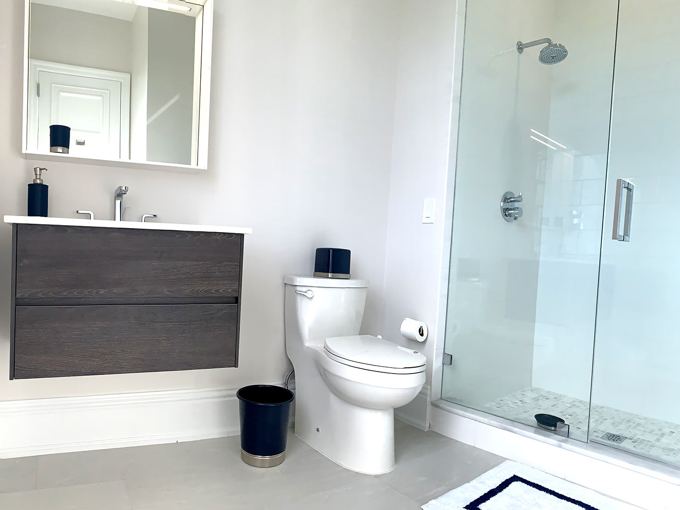 Complete small bathroom remodel in Miami-Dade