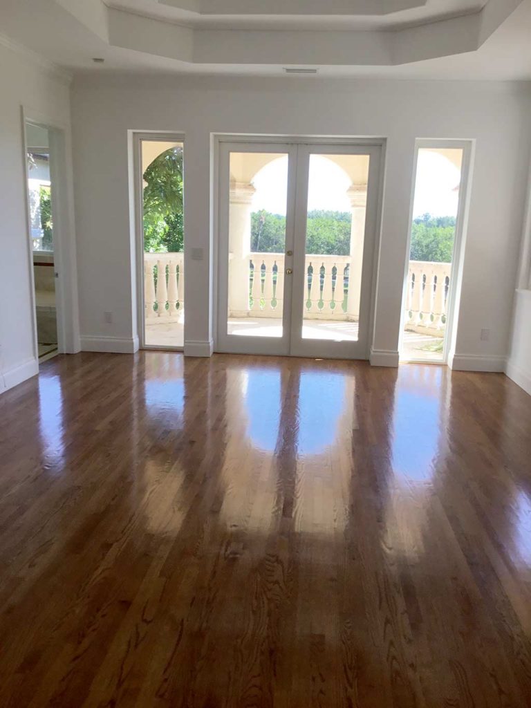 Before photo of master bedroom