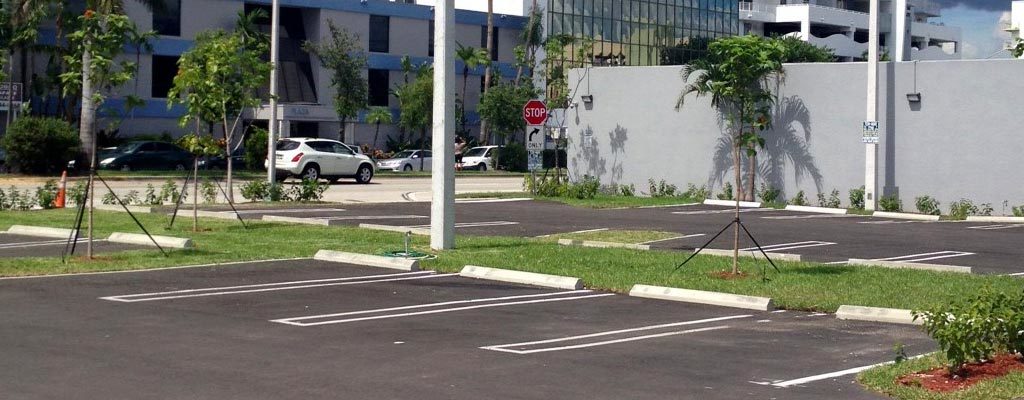 commercial parking lot header graphic