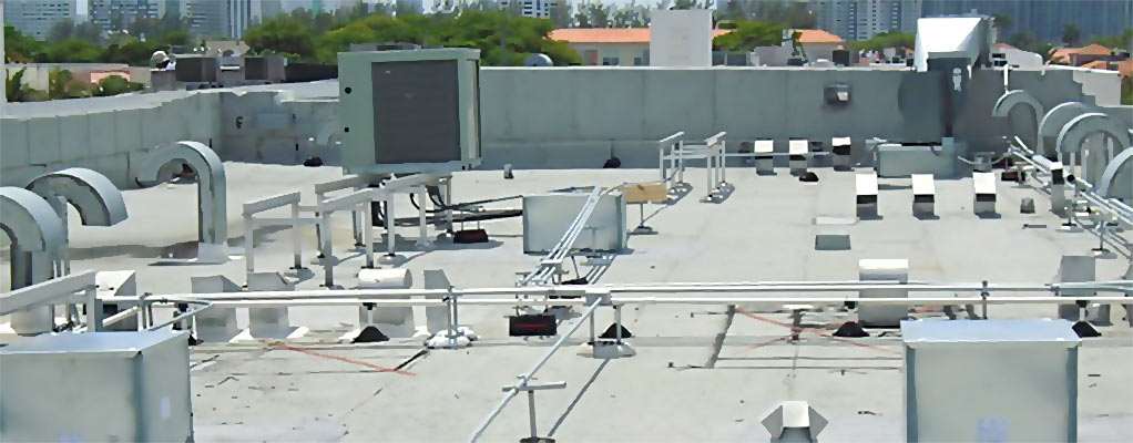 Commercial roofer header graphic